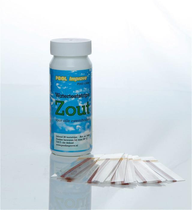 Pool improve teststrip zout